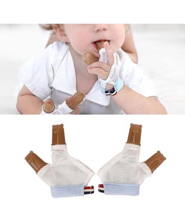 Adjustable Silicone Thumb Guard for Kids - Stop Thumb Sucking and Nail Biting with Breathable Compression Gloves (L) - Buy Online on SooperMarket.com