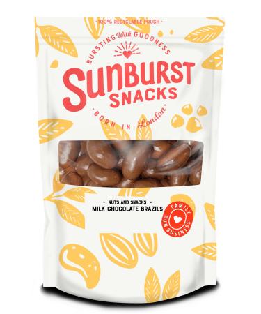 Sunburst Whole Chocolate Coated Brazil Nuts Non GMO 500g