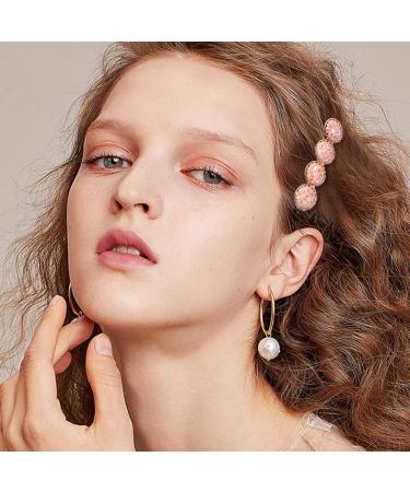 16Pcs Crystal Hair Clips - Round Rhinestone Duckbill Hair Barrettes for Women - Bling Geometric Alligator Hair Pins - Wedding Bridal Bridesmaid Hair Accessories - Buy Online on SooperMarket.com