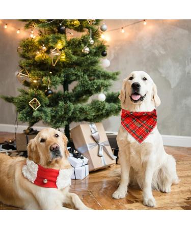 Shop Lionheart Glory Dog Haller Cotton Christmas Bib - Adjustable Red Plaid Neckerchief for Small Dogs | Packable Stylish & Comfortable - Buy Online on SooperMarket.com