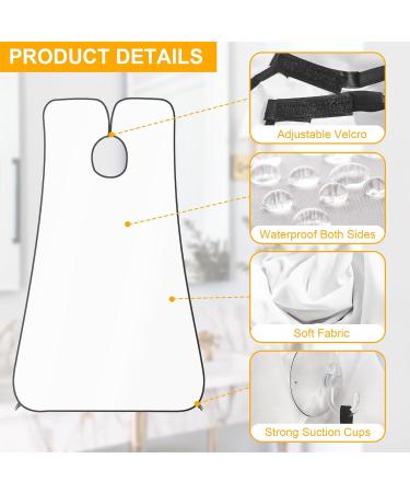 Beard Trimmer Catcher JT JUSTIME Beard Shaving Apron Bib Moustache Grooming Kit with Shaping Tool for Men's Trimming Hair Cutting Cape - Buy Online on SooperMarket.com