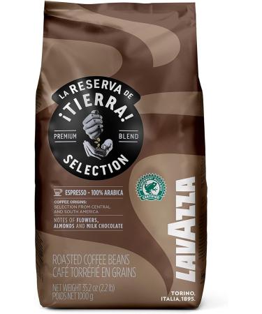 Lavazza Tierra Whole Bean Espresso Coffee 1kg - Flowers Almonds Milk Chocolate - Pack of 1 - Buy Online on SooperMarket.com