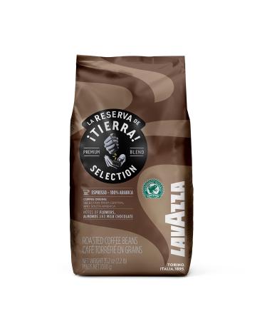 Lavazza Coffee Espresso Tierra Whole Beans 1000g Flowers Almonds and Milk Chocolate 1 kg (Pack of 1)