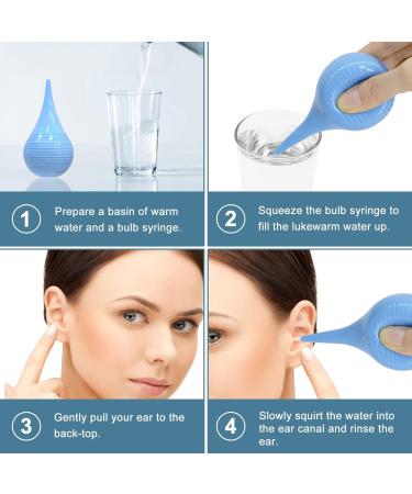 Rubber Ear Syringe BVN Hand Bulb 60ml - Ear Wax Removal for Adults and Children - Blue Texture - Buy Online on SooperMarket.com