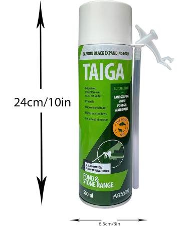TAIGA Black PU Landscape Pond & Waterfall Foam 500ml - Hand Held - Buy Online on SooperMarket.com
