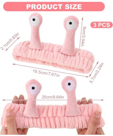 Heyu-Lotus 3 PCS Face Wash Headband Set - Elastic Coral Fleece Makeup Headbands for Women - Ideal for Skincare, Shower, and Sports - Buy Online on SooperMarket.com