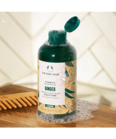 The Body Shop Ginger Scalp Care Shampoo - Vegan Silk Protein - 250ml - Buy Online on SooperMarket.com
