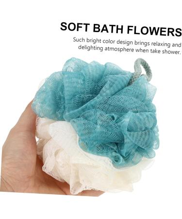 Angoily 3pcs Bath Ball Set - Mesh Shower Sponge & Loofah Pouf for Luxurious Cleansing | International Shipping Available - Buy Online on SooperMarket.com