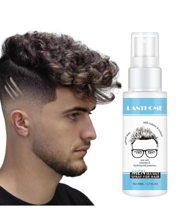 Mens Beach Hair Spray Sea Salt Spray for Hair Men beach hair spray for volume 50ml Men Hair Nourishing Spray Hair Styling Products Lifts And Texturizes Hair For A Beach Or Surfer Hair Style