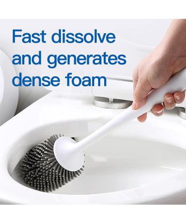 Eco-Friendly Toilet Cleaner Strips | 120 Quick Foaming Sheets - Biodegradable Plastic-Free Ocean Dew Scent - Buy Online on SooperMarket.com