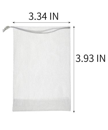 10 Pcs Soap Bag Soft for Shower | Drawstring Mesh Soap Pouch Saver for Foaming & Drying | Hangable Soap Bags for Travel - Buy Online on SooperMarket.com