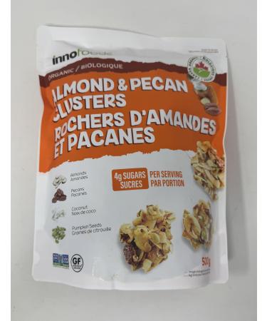 Inno Foods Organic Almond and Pecan Clusters 500 g