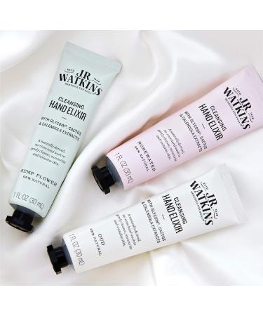J.R. Watkins Hemp Flower Hand Elixir Waterless Cleansing Hand Wash 1 oz | International Shipping Available - Buy Online on SooperMarket.com