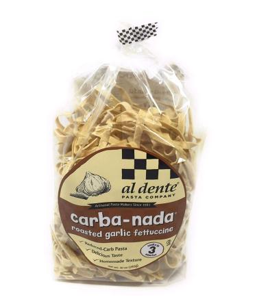 Carba-Nada Roasted Garlic Fettuccine 10oz - 2 Pack | Al Dente Pasta - Buy Online on SooperMarket.com