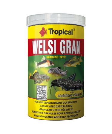 Tropical Welsi Gran Granules for bottom-feeding ornamental fish 1 pack (1 x 1 l) Seafood 1 l (1 pack)