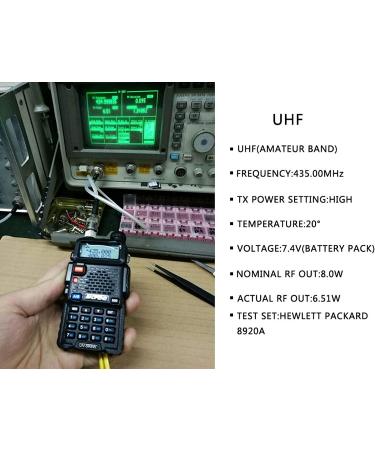 BaoFeng UV-5R 8W High Power Dual Band Two Way Radio Black-1Pack - Buy Online on SooperMarket.com