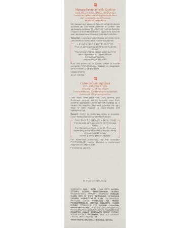 PHYTO Phytocolor Color Protecting Mask 5.29 oz - Nourishing Hair Treatment - Buy Online on SooperMarket.com