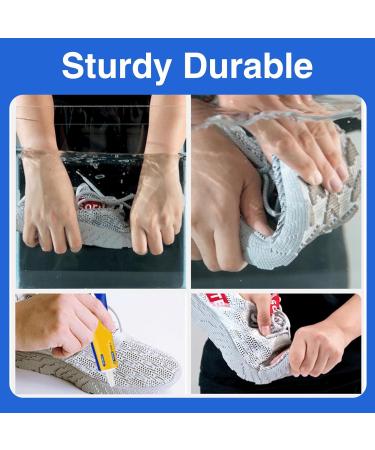 FunnAura 60ml Transparent Shoe Goo Non-Hardening Shoe Glue Sole Repair Waterproof for Repairing Worn Shoes with 2PCS Rubber Band - Buy Online on SooperMarket.com