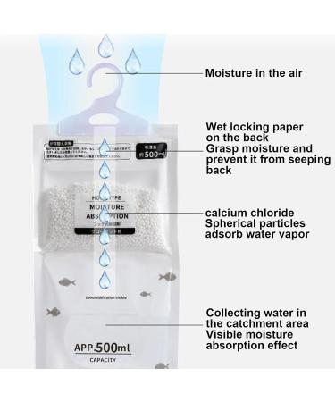 Anulely Moisture Absorber - Air Freshener & Dehumidifier Bag for Cabinet Wardrobe Bathroom Kitchen & More - 1 Upgraded Bag - Buy Online on SooperMarket.com