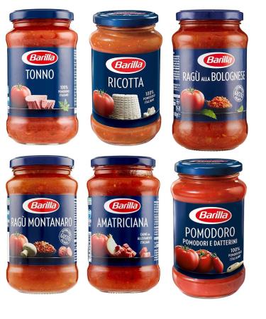 Test package Barilla pasta sauce tomato sauce Ready-made sauces from Italy 6 x 400g