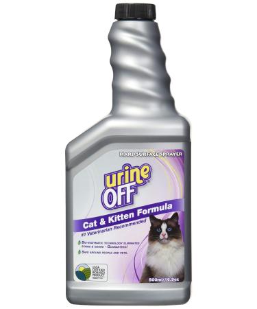 Urine OFF Odor and Stain Remover for Cats Sprayer Top 16.9oz