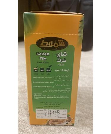 Generic Shammout Chai Karak Instant Tea Premix With Cardamom/10 Sticksx18g - Buy Online on SooperMarket.com