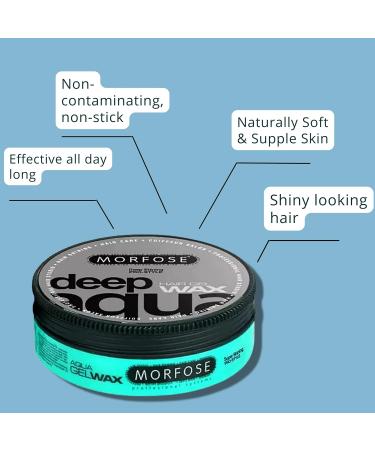Morfose Aqua Hair Wax 175ml - Deep Aqua Styling Wax - Buy Online on SooperMarket.com