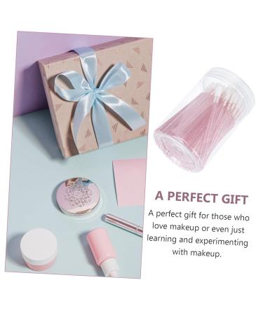 NOLITOY 400 Pcs Lip Brush Set | Disposable Lip Gloss & Eyeshadow Applicators | Pink Crystal Handle Makeup Brushes - Buy Online on SooperMarket.com