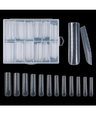 Duals Forms Acrylic Nail System UV Gel Nail Mold Full Cover Fasle Nail Tips Nail Form French Extension Tips Stickers Duals Forms Nail Mold For Uv Gel For Toes - Buy Online on SooperMarket.com
