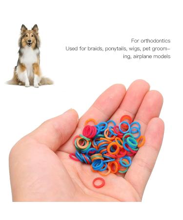 Colorful 1/4 Inch Orthodontic Elastic Bands - 3.5oz Dental & Pet Grooming Rubber Bands - Buy Online on SooperMarket.com