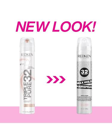 Redken Max Hold Neutral Hairspray 32 - Extreme High Hold, Long-Lasting Lift & Frizz Control - 9.1 oz - Buy Online on SooperMarket.com