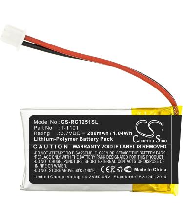 Buy PRUVA Battery Compatible with RCA Models 25065 25111 25211 25270 - T-T101 280mAh | International Shipping Available - Buy Online on SooperMarket.com