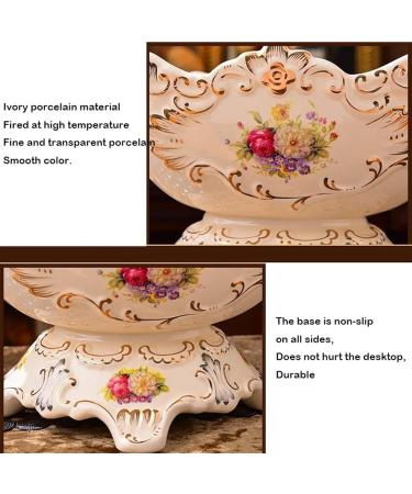 Kitchen Countertop Fruit Rack Fruit Basket Fruit Bowl Fruit Basket Bowl Fruit Bowl Nordic Style Large Serving Bowls Ceramic Serving Bowl Fruit Holder Fruit Basket for Breads Fruits Snacks (Color : Onecolor - Buy Online on SooperMarket.com