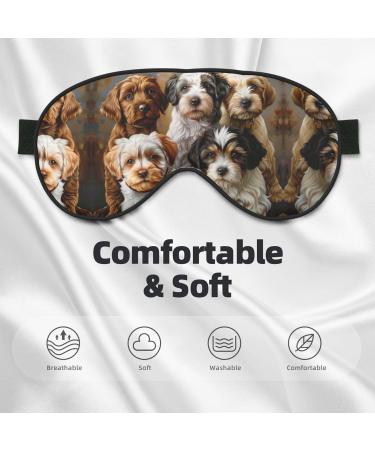 SSIMOO Double-Sided Eye Mask for Dogs | Soft Light Blocking & Sleep Enhancing | International Shipping Available - Buy Online on SooperMarket.com