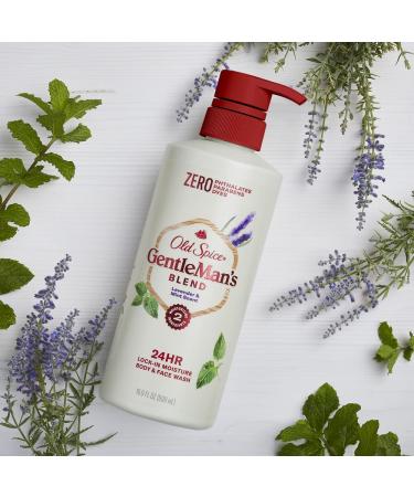 Old Spice Men's Body Wash GentleMan's Blend Lavender & Mint 18 oz (Pack of 4) - 72 oz Total - Buy Online on SooperMarket.com
