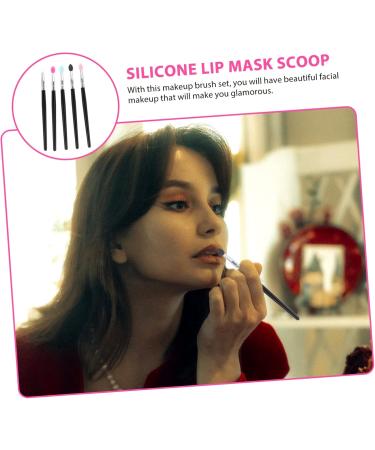 Mikinona 5pcs Silicone Eyeshadow Brush Makeup Brush Eyeshadow Makeup Sponge Makeup Tool Make up Accessories - Buy Online on SooperMarket.com