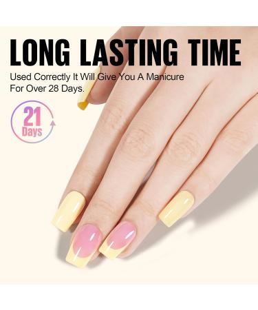 TOMICCA UV Nail Polish - Pastel Macaroon Yellow 15ml | Soak Off Gel Nail Art | Perfect for Professional & DIY Manicures - Buy Online on SooperMarket.com