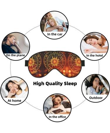 SSIMOO Gears Clock Bronze Century Soft Sleep Eye Mask - Breathable Travel Eye Patch for Women | Relax & Unwind in Comfort - Buy Online on SooperMarket.com