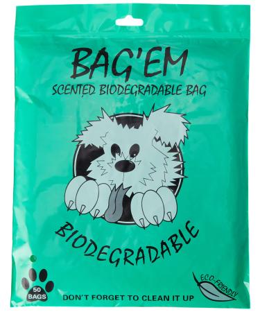 Bag Em Bio Poo Bags 50 count (Pack of 1)