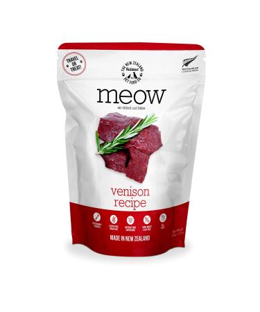 The New Zealand Natural Pet Food Meow Venison Air Dried Food Travel/Treat 3.5oz, Brown