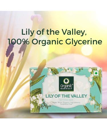 Lily of The Valley Bathing Bar | 100% Organic Paraben & Sulphate Free | Skin Moisturisation for All Skin Types | 125gm - Buy Online on SooperMarket.com
