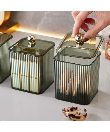 Portable Sturdy Cotton Pad Holder Stylish Home Accessory Portable for Efficient Cosmetic Storage and Organization Clear - Buy Online on SooperMarket.com