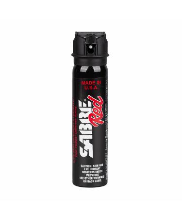 SABRE Magnum 120 Pepper Spray, 40 Bursts, 12-Foot (4-Meter) Range, Extra Large 122 Gram Canister, UV Marking Dye, Flip Top Safety, Black