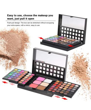 Pure Vie 96 Colors Eyeshadow Palette - Professional Makeup Contouring Kit - Buy Online on SooperMarket.com