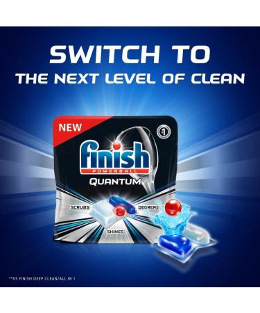 Buy Finish Quantum Dishwasher Detergent Tablets - 36ct Powerball for Ultimate Clean & Shine - International Shipping Available - Buy Online on SooperMarket.com
