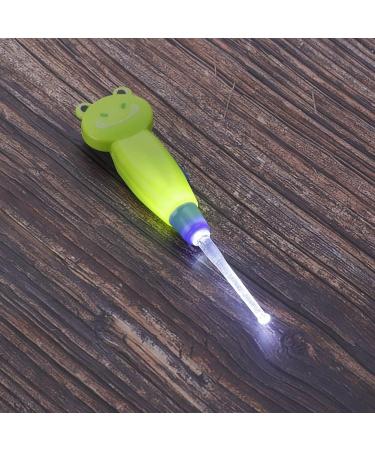 SWOQ Baby Ear er - Detachable Cute Cartoon Toddler Ear er with Flashlight Function (Green Frog) - Buy Online on SooperMarket.com