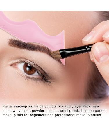 Anglecai 5 in 1 Silicone Eyeliner Stencil: Reusable Tool for Perfect Makeup Application - Buy Online on SooperMarket.com