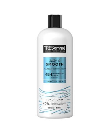 TRESemm  Silky & Smooth Anti-Frizz Conditioner for Frizzy Hair Formulated With Pro Style Technology 28 oz 28 Fl Oz (Pack of 1) Conditioner
