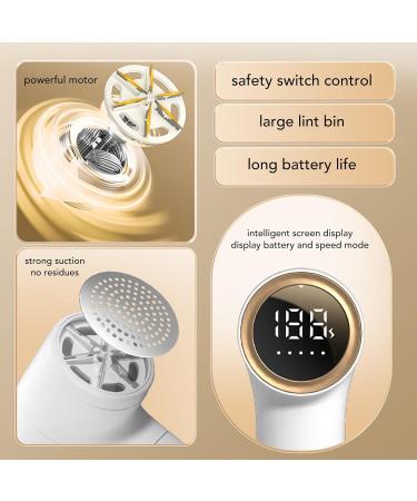Portable Fabric Shaver - 5 Speeds 6 Blades USB Charging | High Safety & Strong Suction for Household Clothes - Buy Online on SooperMarket.com