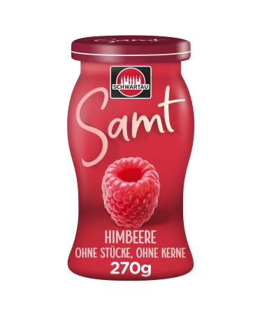 Schwartau Samt Raspberry fruit spread without pieces & seeds 270g 270 g (1 pack) Raspberry